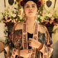 Market of Stars Courage Dear Heart Pixie Duster Crop Kimono w/ Sacred Heart