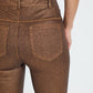 Lyssè Metallic Coated Straight Denim Pant