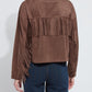 Lyssè Candence Fringe Vegan Suede Jacket