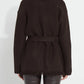 Lyssè Dixie Fringe Belted Cardigan Double Espresso