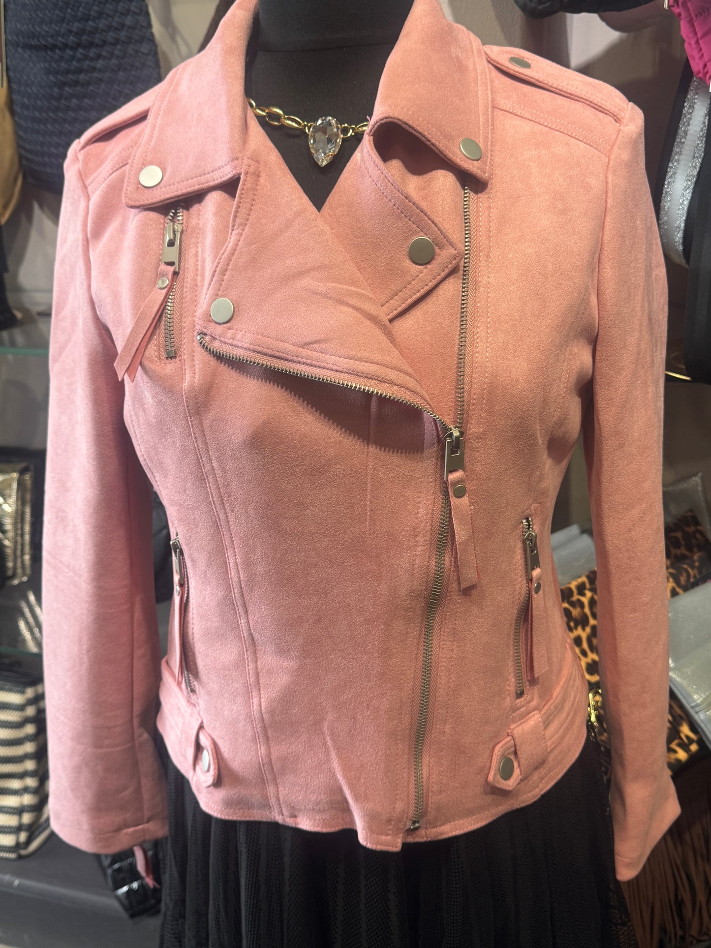 Paparazzi Mauve Moto Jacket