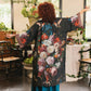 Market of Stars Flight of Fancy Opera Duster Kimono Robe Hummingbird Print