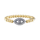 Love Lisa Monica Evil Eye Beaded Bracelet