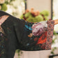 Market of Stars Flight of Fancy Opera Duster Kimono Robe Hummingbird Print
