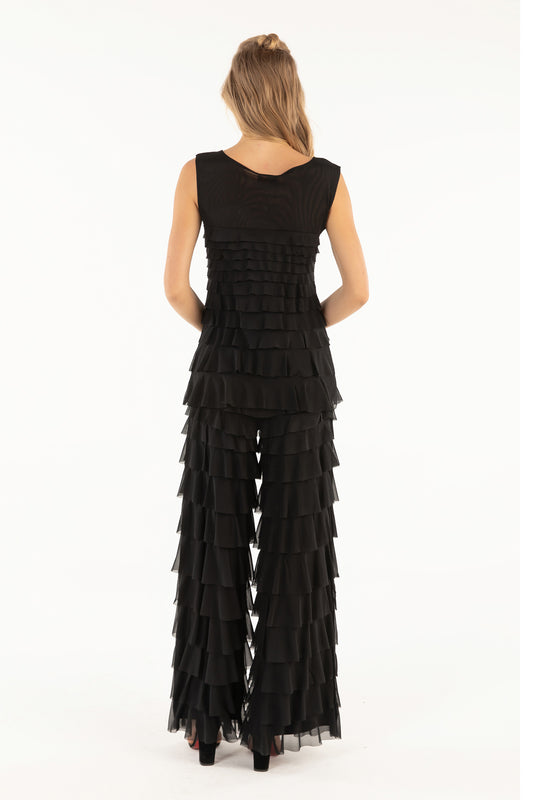 Isle by Kozan Miramar Black Mesh Top
