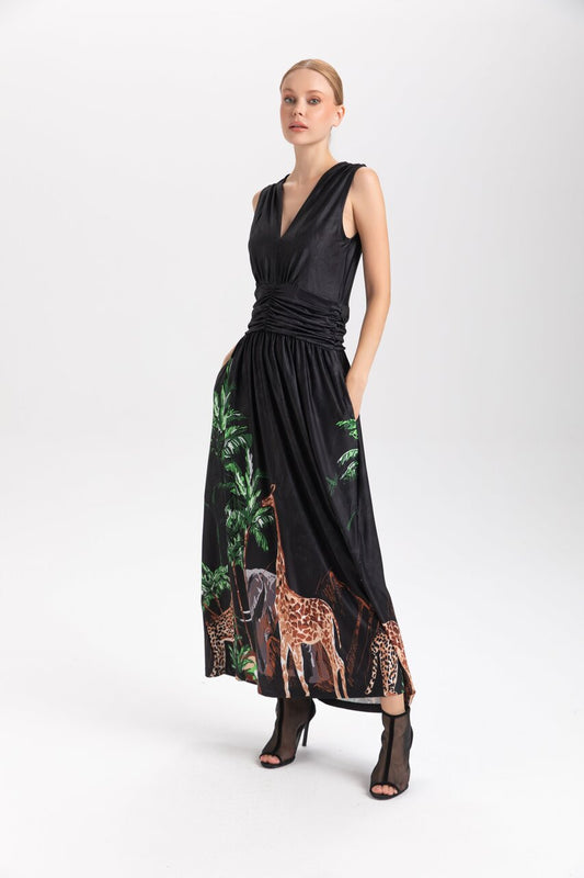 Isle by Kozan Jungle Palma Maxi Dress