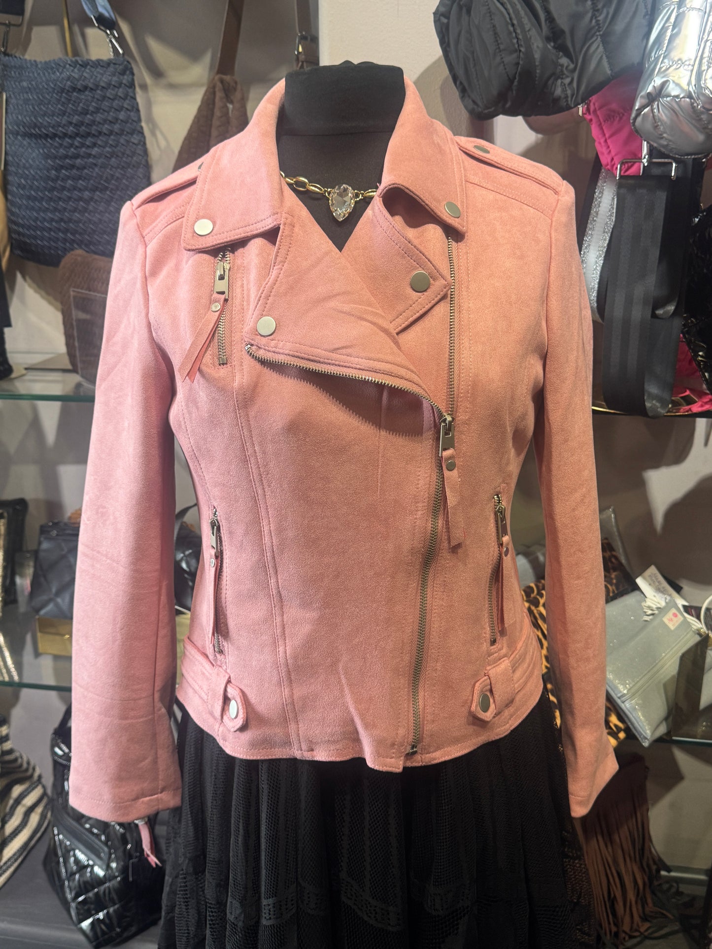 Paparazzi Mauve Moto Jacket