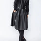 IC Collection Pleats Shawl Collar Frock Coat