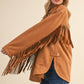 Klesis Suede Fringe Oversided Jacket