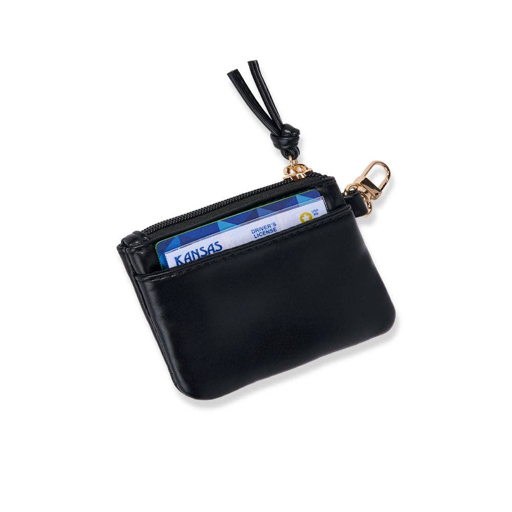 WanderFull Clear HydroBag® Stadium with Black Trim and Matching RFID Pouch