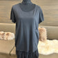 Elle Scoop Pocket Short Sleeve Back Detail T-Shirt Top