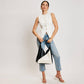 Moda Luxe Black/White Frankie Hobo Handbag