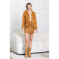 Vocal Fringe Crop Jacket