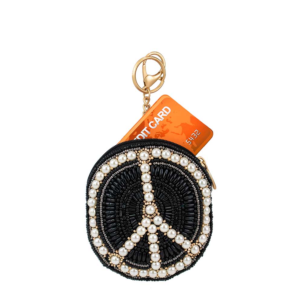 Mary Frances Choose Peace Coin Purse