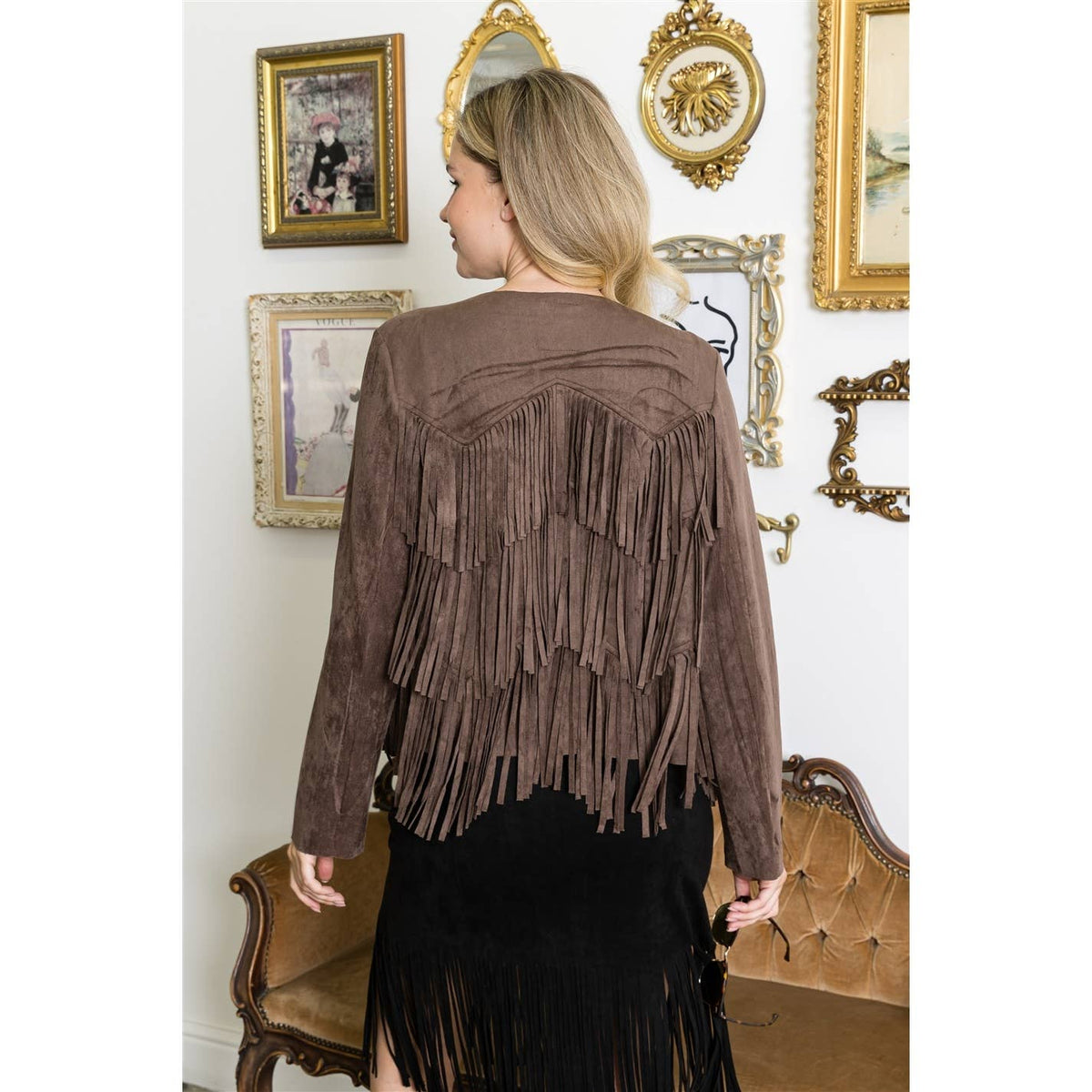Vocal Fringe Crop Jacket