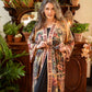 Market of Stars Courage Dear Heart Opera Duster Kimono Robe w/ Sacred Heart