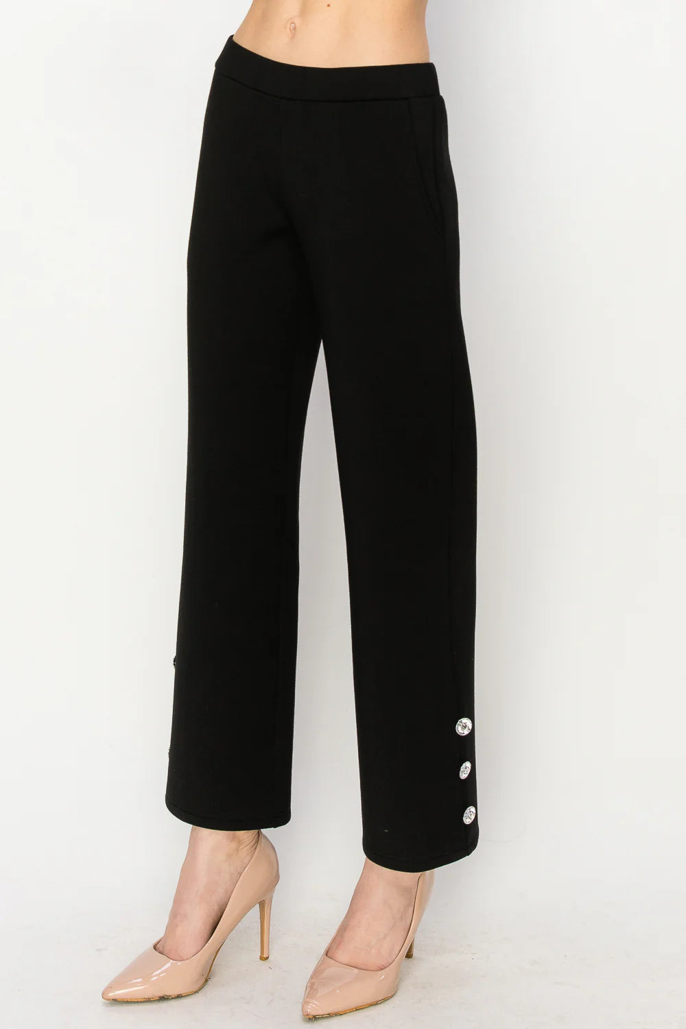 Joh Faye Pant w/ Diamond Studs