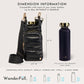 Black Shiny HydroBag® with Gold Hardware