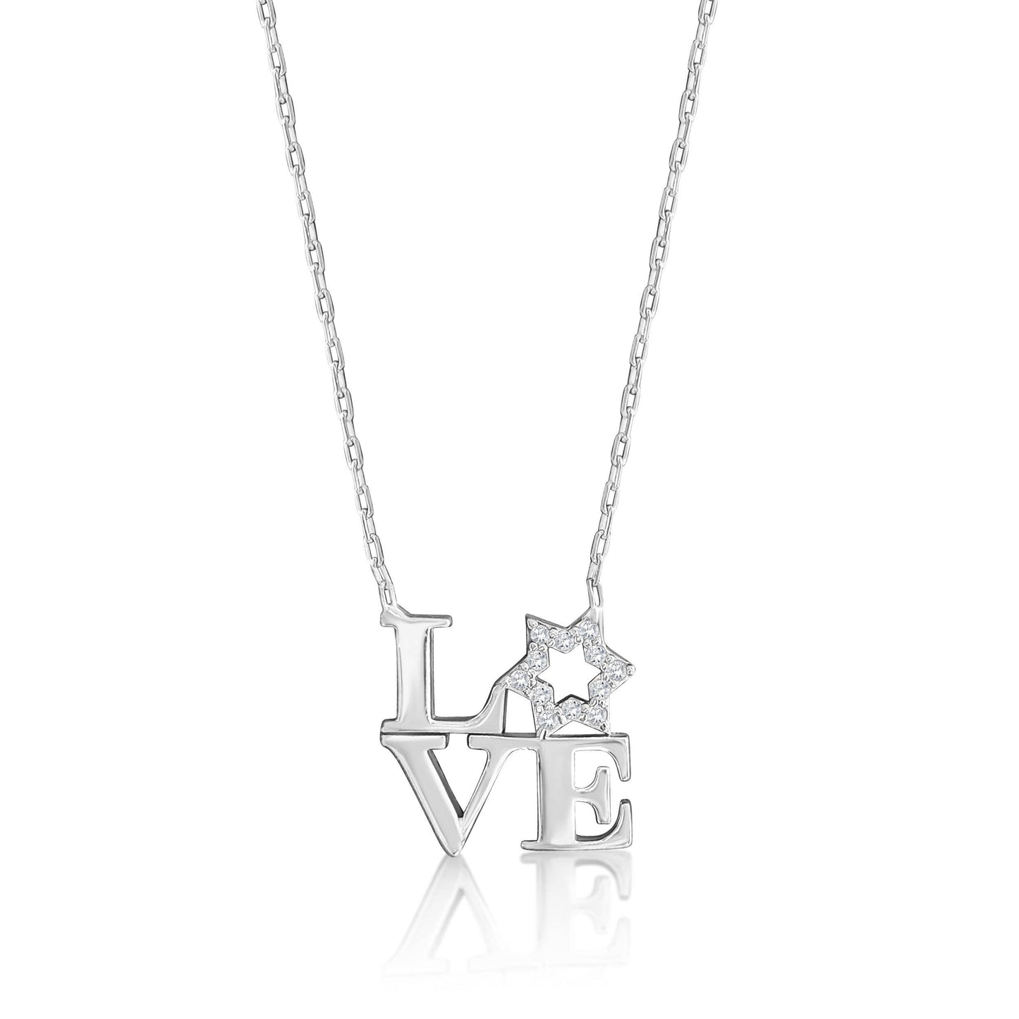 Alef Bet Love Letter Necklace