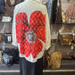 Elle Floral Eyelet White Collared Button Down Shirt
