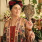 Market of Stars Courage Dear Heart Opera Duster Kimono Robe w/ Sacred Heart