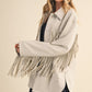 Klesis Suede Fringe Oversided Jacket