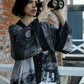 Market of Stars Stargazer Pixie Duster Cropped Kimono w/ Falling Stars O/S