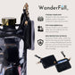 WanderFull Clear HydroBag® Stadium with Black Trim and Matching RFID Pouch