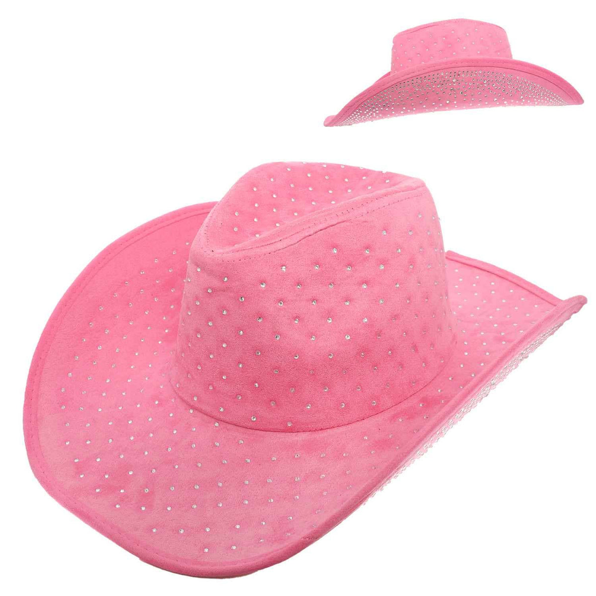 SP SophiaFashion Rhinestone Jeweled Cow Boy Hat