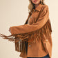 Klesis Suede Fringe Oversided Jacket