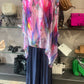 Look Mode Made in Italy Silk Wide Leg Pant One Size