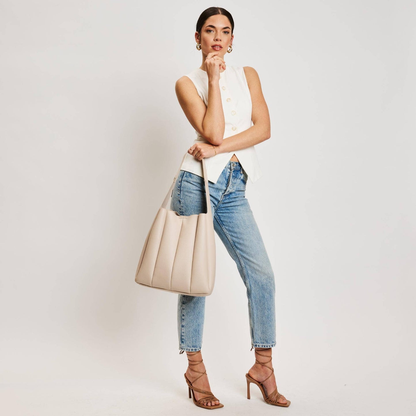 Moda Luxe Zelda Hobo Shoulder Handbag