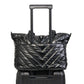 WanderFull Black Quilted HydroTote