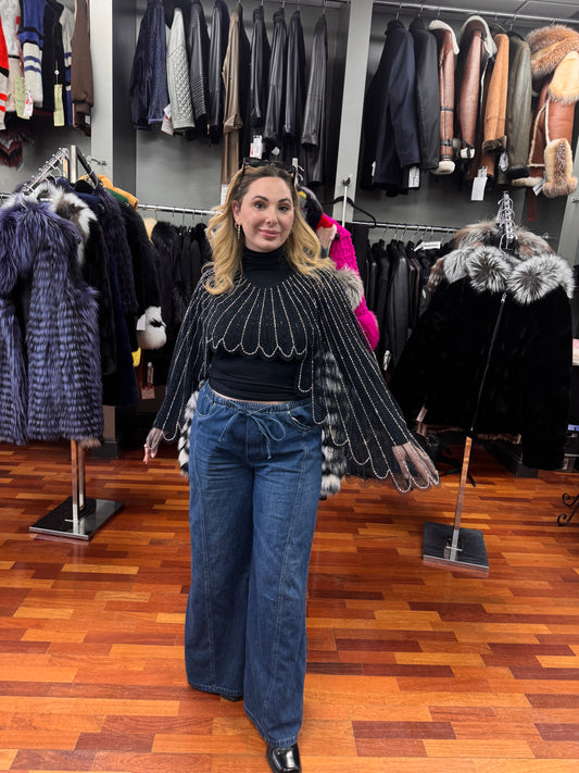 Kokomo JEWEL 7-WAY SCARF-SHAWL-BLACK-ONE-SIZE Accessories