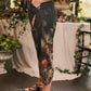 Flight of Fancy Linen Cropped Artist Pants w/ Hummingbird