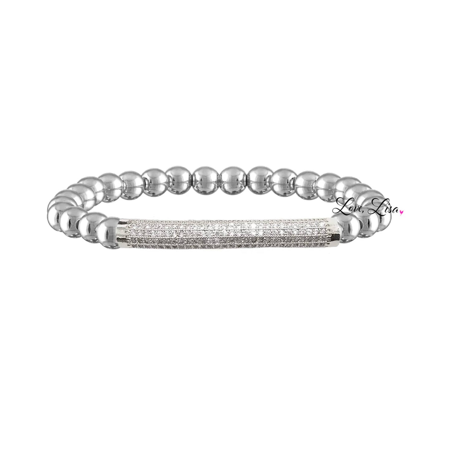 Love, Lisa Lexi Pave Bar Bracelet