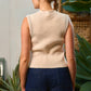 Jade by Jane Sleeveless Vest Button Down Sweater