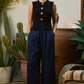 Jade by Jane Sleeveless Vest Button Down Sweater