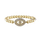 Love Lisa Monica Evil Eye Beaded Bracelet