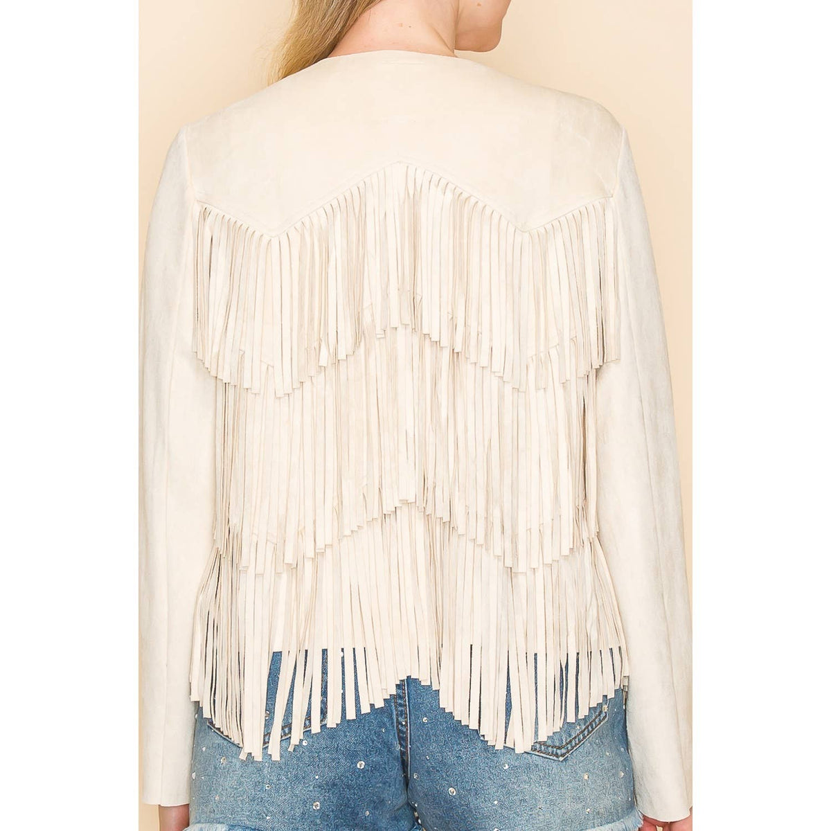 Vocal Fringe Crop Jacket