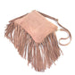 Milano Amour Mioda Maxi Suede Crossbody Bag - Made in Italy