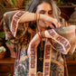 Market of Stars Courage Dear Heart Pixie Duster Crop Kimono w/ Sacred Heart