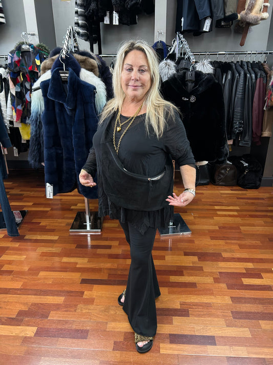 JC Andi Vegan Sling Hobo Bag