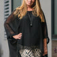 Tina Stephens Made in Italy Sofia Silk Kaftan Top One Size