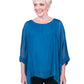 Tina Stephens Made in Italy Sofia Silk Kaftan Top One Size