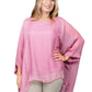Tina Stephens Made in Italy Sofia Silk Kaftan Top One Size