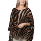 Tina Stephens Made in Italy Sofia Silk Kaftan Top One Size