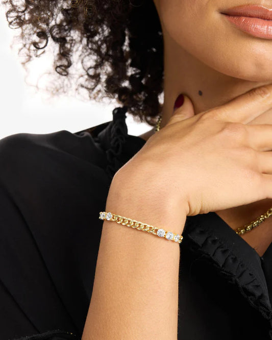 Melinda Maria Baby Julian's Obsessed with Diamonds Bracelet