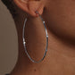 Melinda Maria Big Ass Hoops 2" Earrings