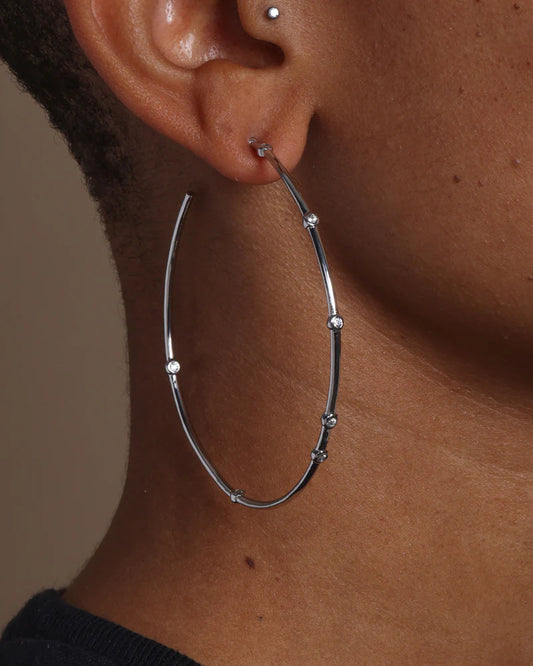 Melinda Maria Big Ass Hoops 2" Earrings